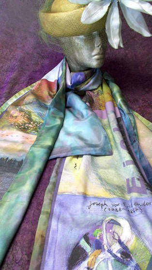 Fine Gelfand scarves can be found at the Whidbey Island Surface Design fiber art show and sale May 25.