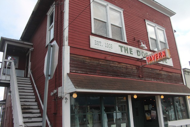 The Dog House Tavern in Langley is not likely to open any time soon. A scheduled public hearing over vacating part of a public right of way to the owners never happened after the owners rejected the city's counteroffer for a land swap or conditional use - but not ownership - of the property.