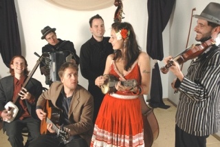 The Fishtank Ensemble mixes gypsy jazz with other ethnic styles such as klezmer