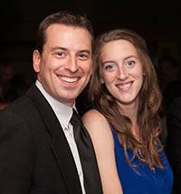 Matthew Tullis and Mary Frances Bakeman pose for a photo. The couple is getting hitched in January.