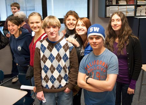 The 2010 South Whidbey High School Knowledge Bowl team