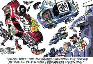 Today's cartoon is by Pat Bagley of the Salt Lake Tribune.