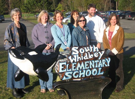 SWEPTA grant recipients are (from left) Pat Smith