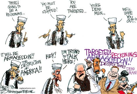 Today's cartoon is by Pat Bagley of the Salt Lake Tribune.