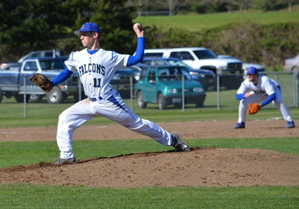 Charlie Patterson pitched for the first part of the game