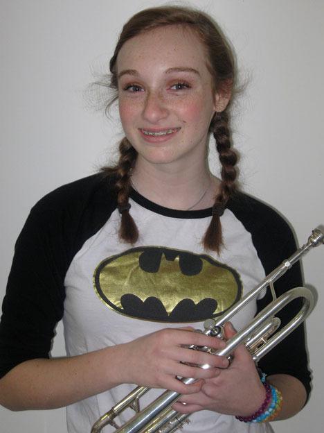 Langley Middle School trumpet player Maddy Jerome has been selected to participate in the Washington Music Educators Association's annual music extravaganza.