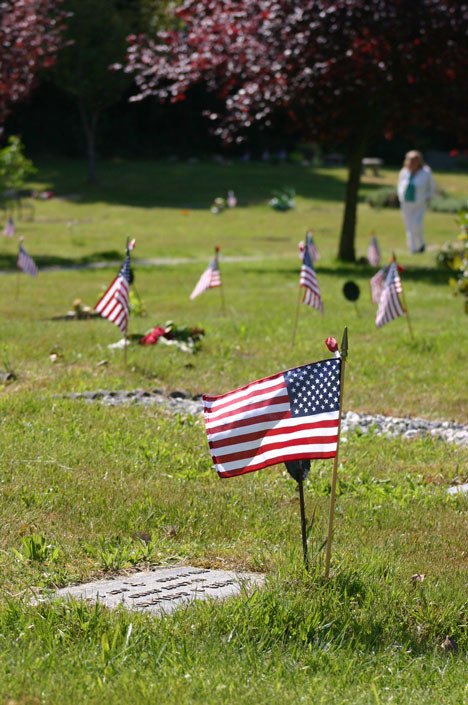 The annual wreath-laying ceremony at Bayview Cemetery by members of South Whidbey American Legion Post 141 will be at 11 a.m. Monday