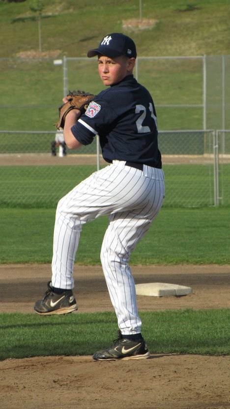 South Whidbey Little League pitcher Brent Piehler.