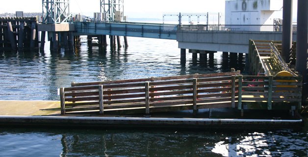 The Clinton Beach dock