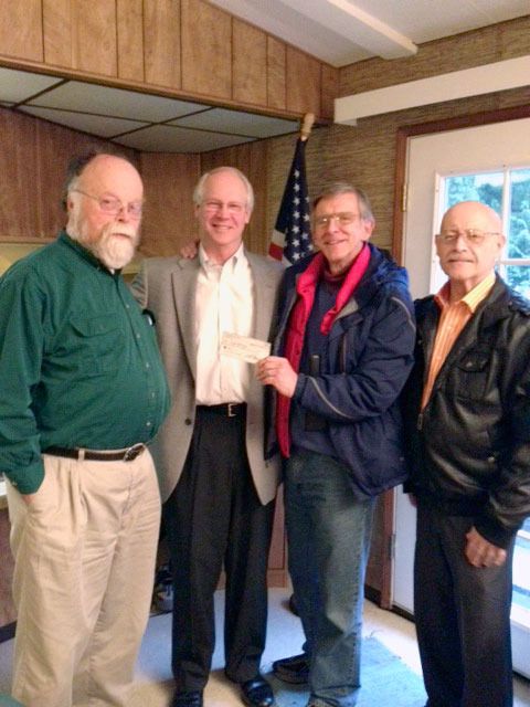 Board members welcome Fred McCarthy as Executive Director of the Veterans Resource Center in Freedland. Pictured from left are Kord Roosen-Runge