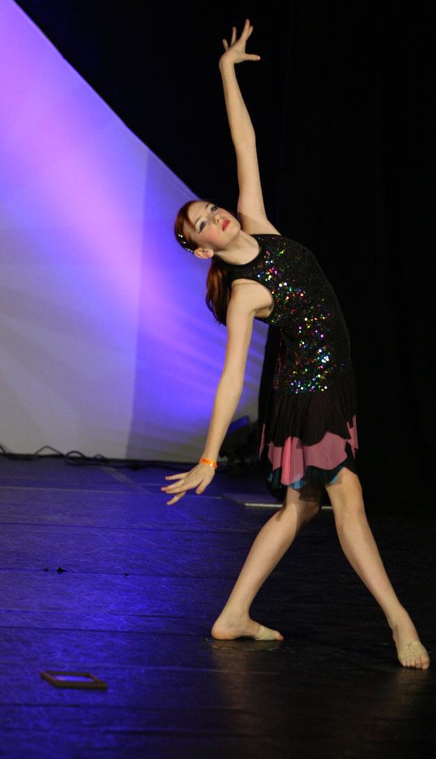 Taylor Phillipsborn dances in “Gift of a Friend.”