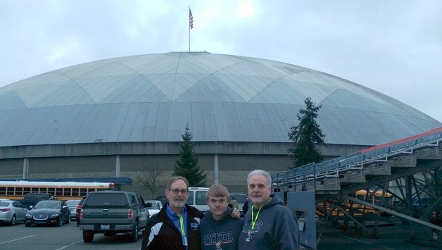 South Whidbey High School sophomore wrestler Hunter Newman