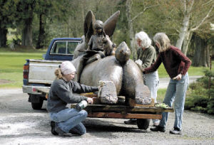 Sculptor Georgia Gerber