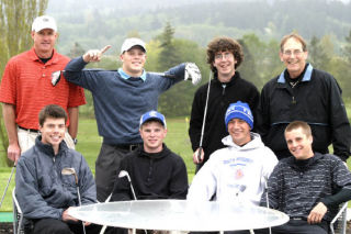 The 2008 Cascade Conference boys golf champions: front row