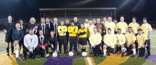 The members of FC Whidbey over-40 men’s soccer team