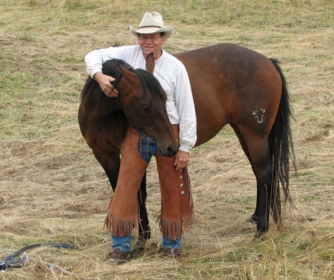 Horse tamber Larry Hall will give a special clinic for horse lovers this week in Langley.