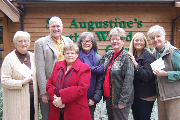 The women of St. Augustine’s Church raised $10