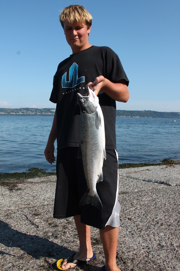 Strolling along the Possession Beach Waterfront Park in Clinton on Thursday