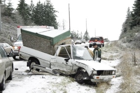 The weather Wednesday afternoon went from bad to terrible within minutes