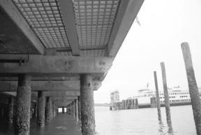 Under the Clinton ferry dock