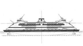 This is a drawing of the 130-car