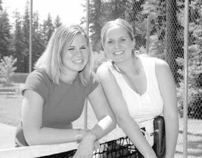 South Whidbey HIgh School juniors Amy Vogt and Jenny Newman