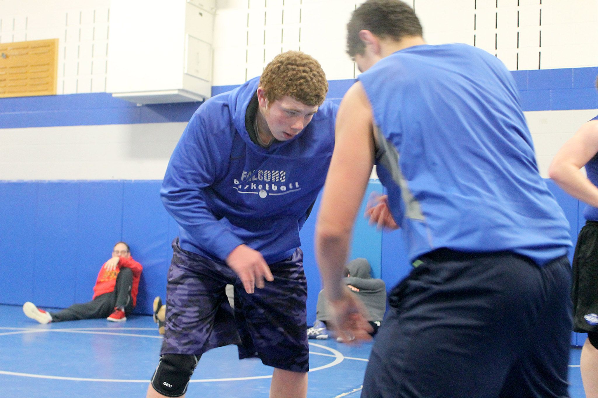 Evan Thompson / The Record                                South Whidbey sophomore Alex Turner, a first-year wrestler, placed second at 182 pounds at the Iron Sharpens Iron Tournament on Saturday at Bellevue Christian High School.