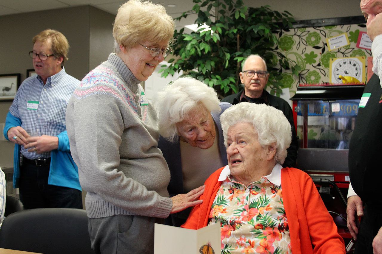 Celebrating a milestone Freeland resident turns 105 looks