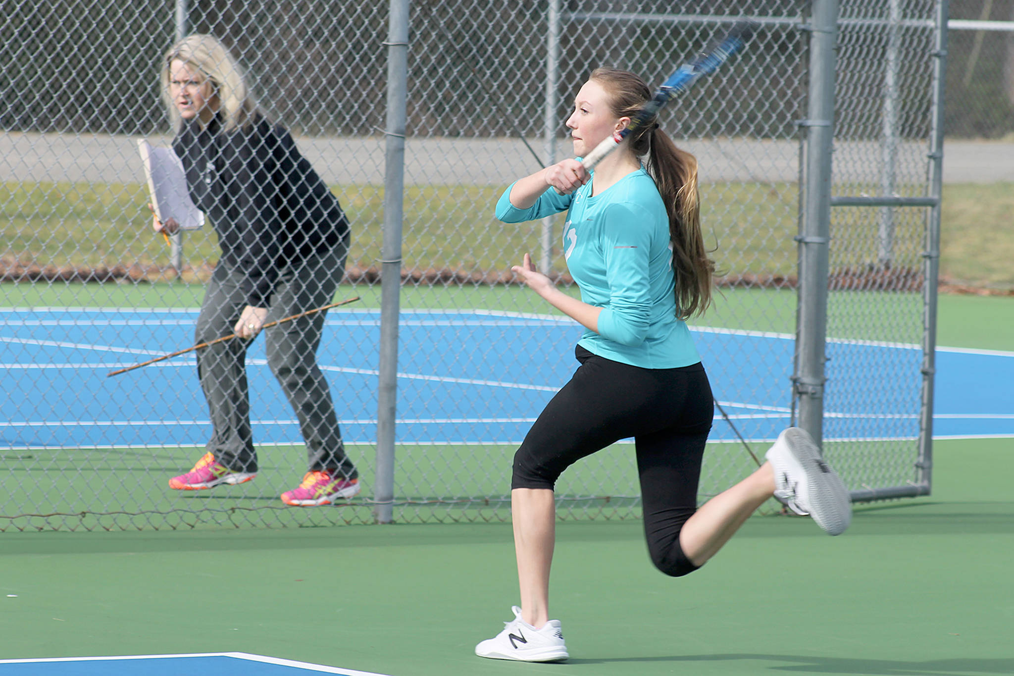 All roads lead to tough bi-district for girls tennis team