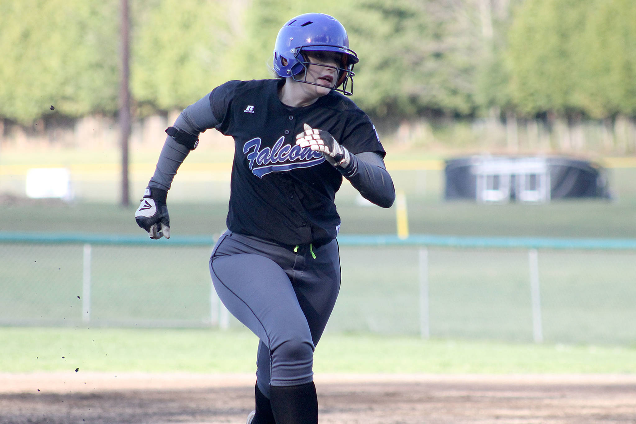 Falcon softball climbs to second in league standings