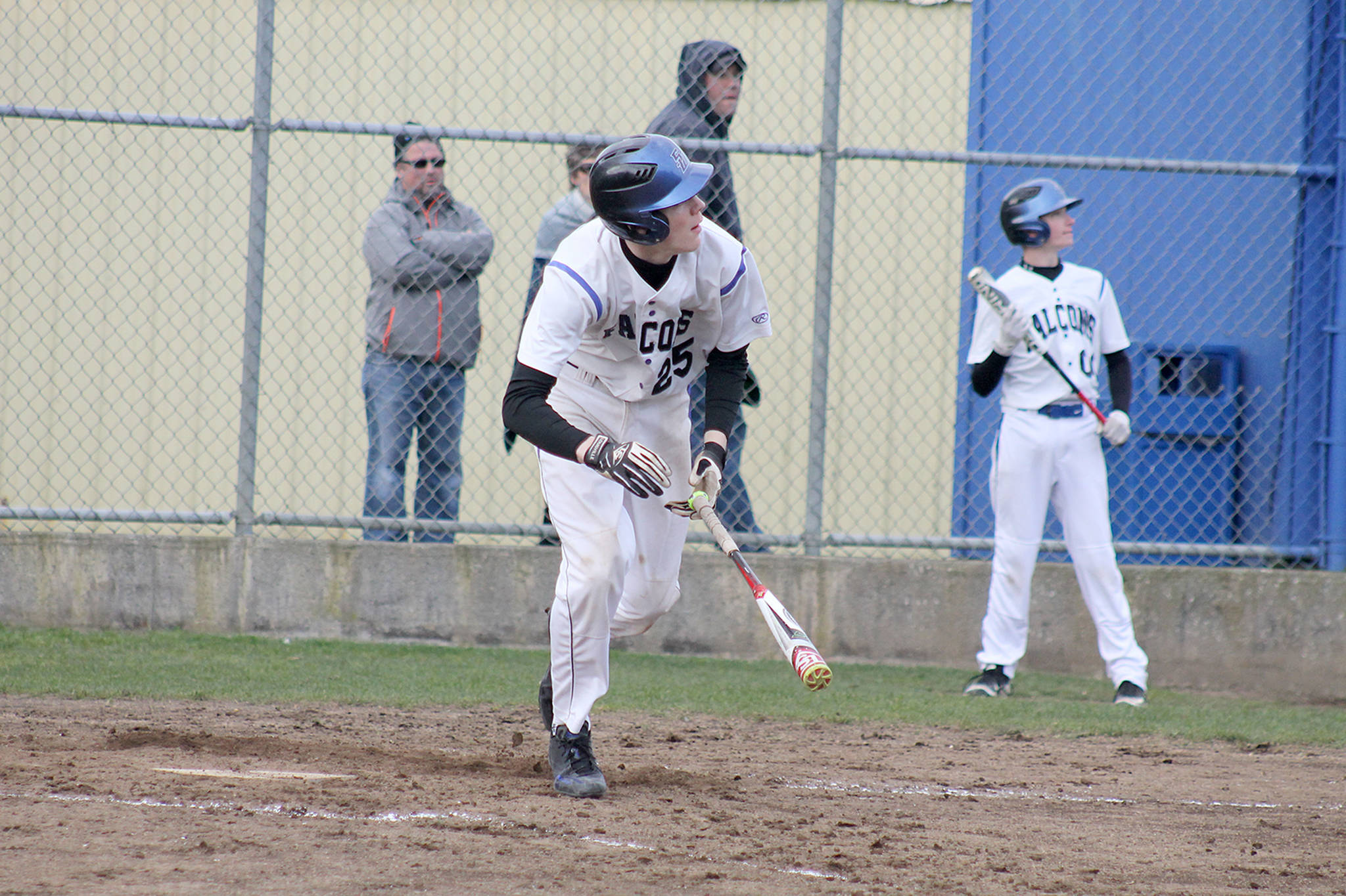 With the help of a freshman’s home run, Falcons win 10-0