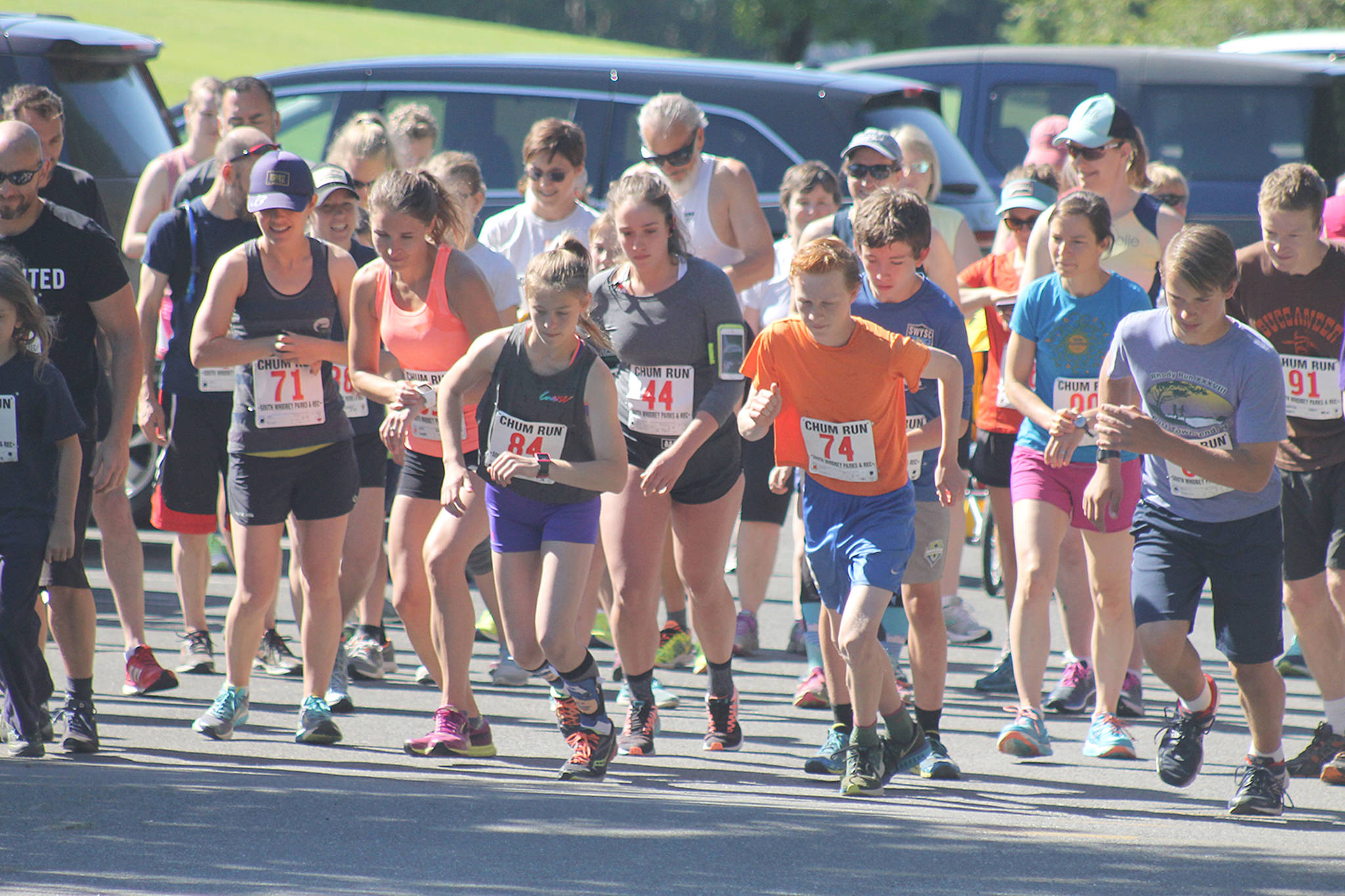 Seventy-five participate in 20th annual Chum Run at Community Park