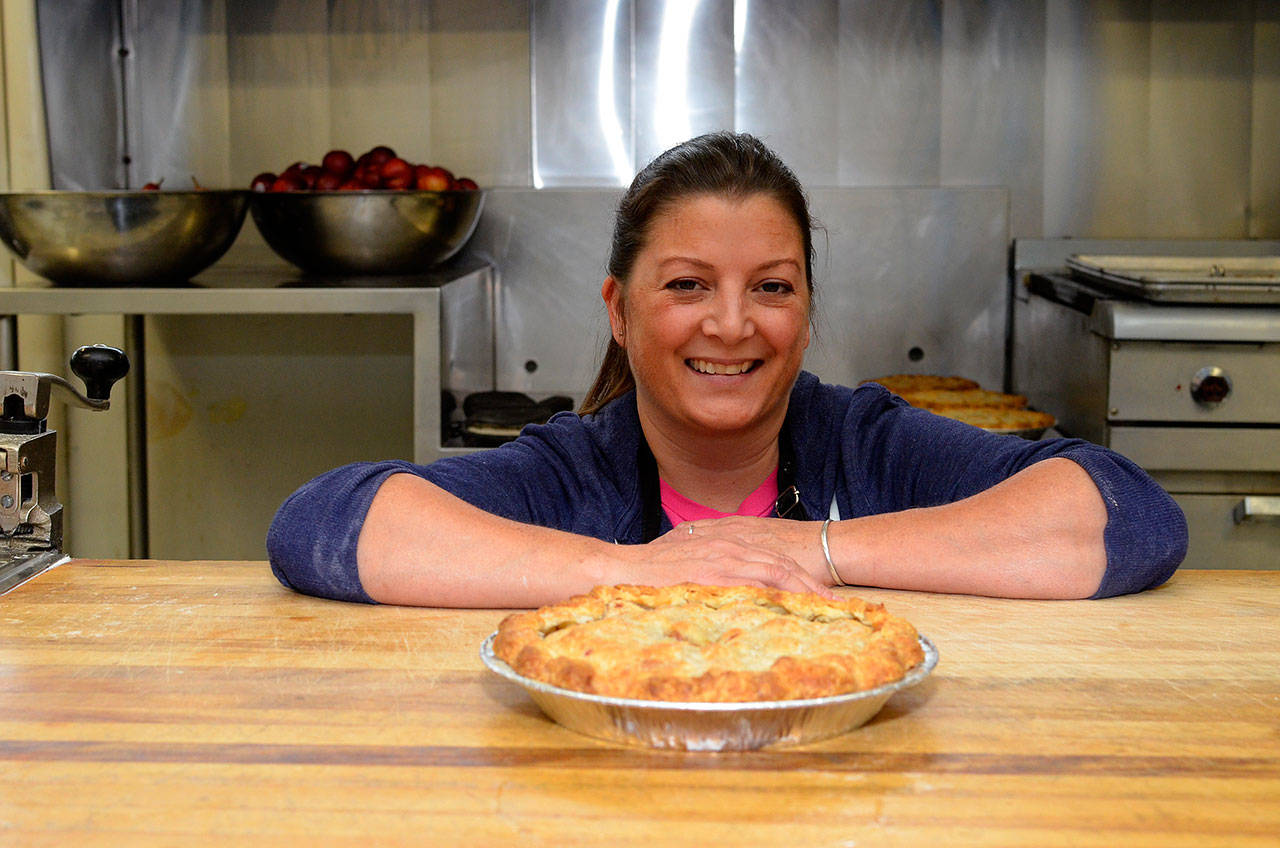 Justin Burnett / The Record — Wild Crow Pies owner Heidi Hammer has carved her own slice of success. Her handmade pie company recently expanded by moving into the Langley Community Center.