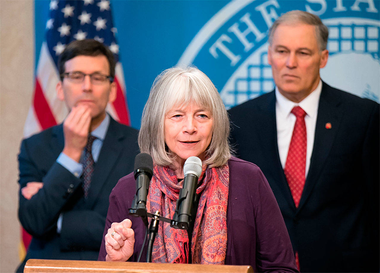 Washington State House Republican Communications photo — Rep. Norma Smith, R-Clinton, introduced a bill to enforce net neutrality in Washington state.