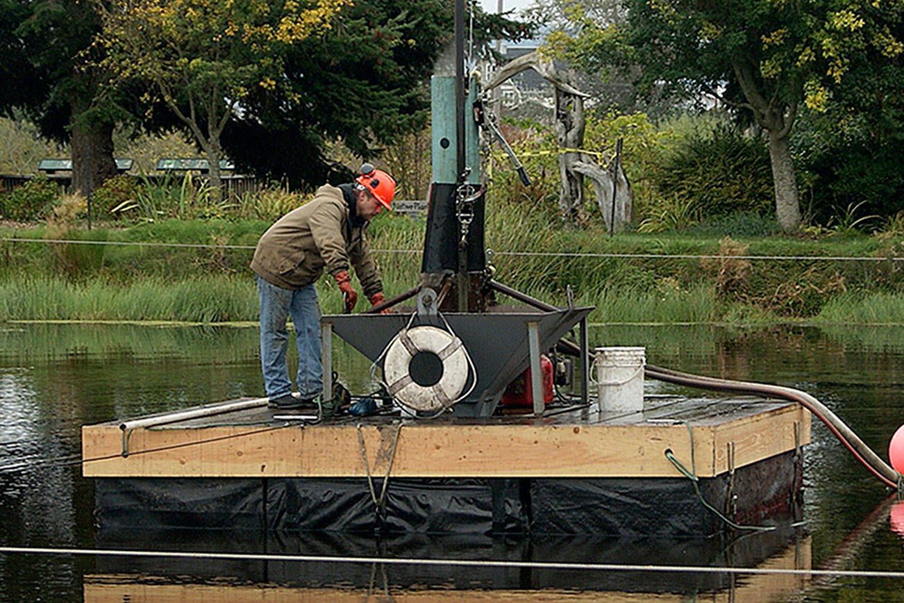 Bird droppings removed from Greenbank Farm pond