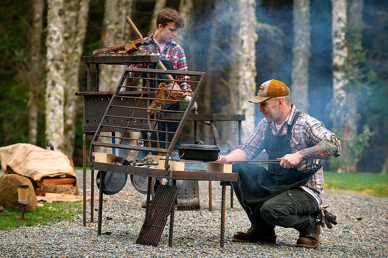 Fiery trio takes on outdoor cooking