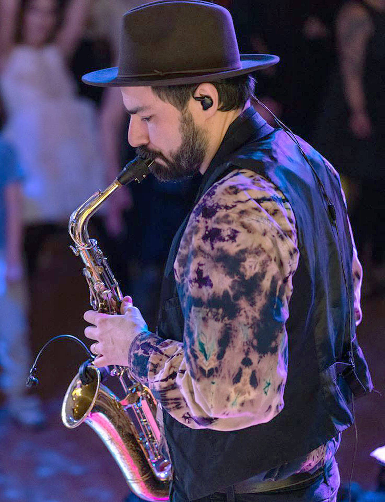 Photo by Daniel Hale                                Saxophonist Matt McDowell brings influences to Frequalizer from his time spent studying Ethiopian and South African jazz.