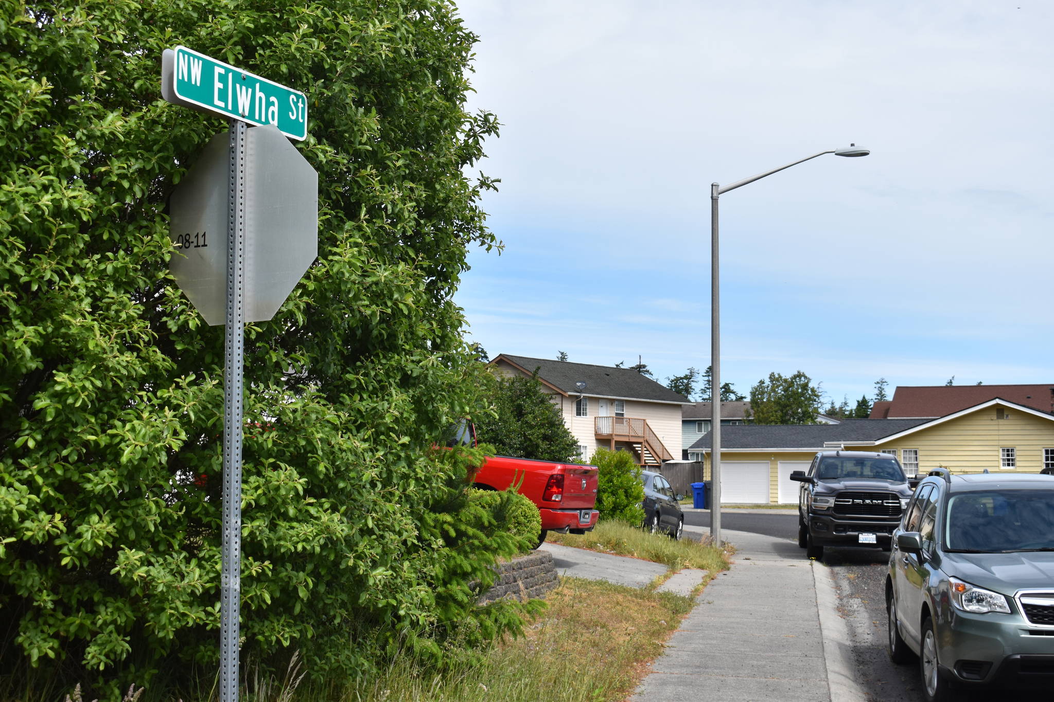 Photo by Emily Gilbert/Whidbey News-Times
City staff have said that Northwest Elwha Street will be a better entrance to Oak Harbor’s future 75-acre park despite the city council and a public survey indicating residents would prefer initial access on Gun Club Road.