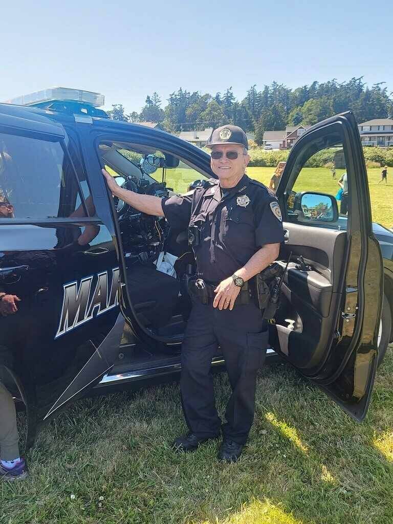 Bo Miller attends a Touch-a-Truck event at the Coupeville Library. (Photo provided)