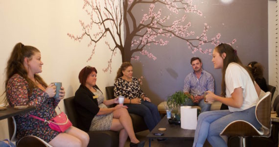 Photo by Rachel Rosen/Whidbey News-Times
The Whidbey Young Professionals recently had a morning tea talk and networking event at the Hidden Gem in Oak Harbor.