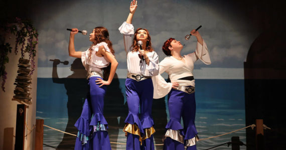 Photo by John Fisken
From left, Adriana Froman, Dana Rivo and Eclipse Garrett perform as Donna and the Dynamos.