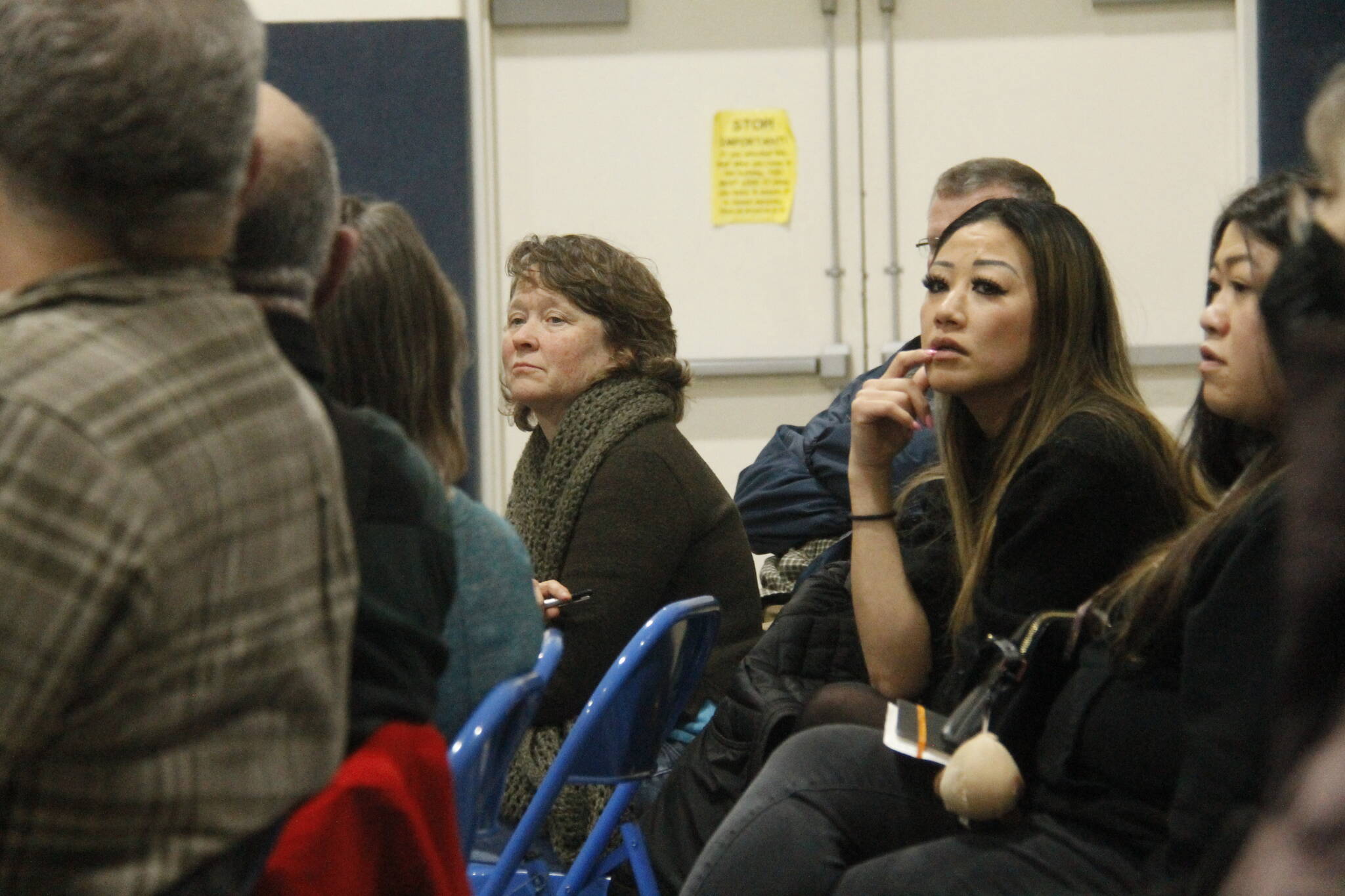 Photo by Kira Erickson/South Whidbey Record
About 50 people attended an informational meeting held by LIHI this week about the Harbor Inn project in Freeland.