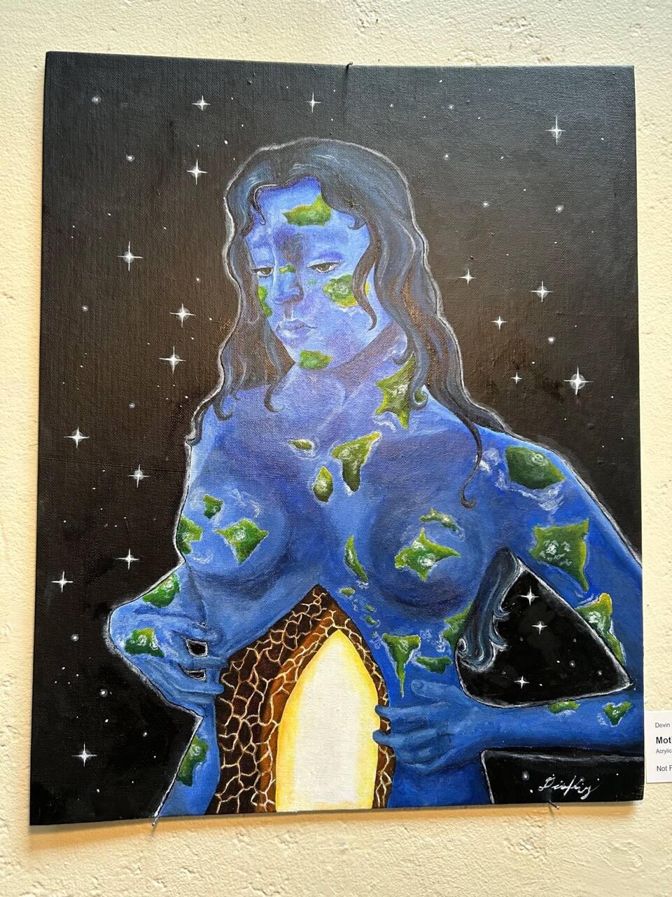 “Mother Earth,” by senior Devin King of South Whidbey High School. (Photo provided)