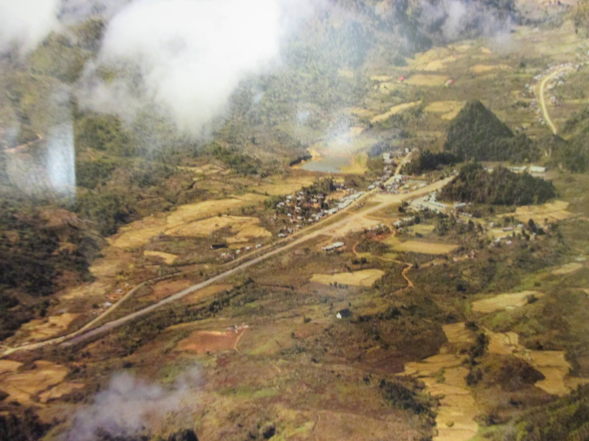 An Air America Huey at the outpost LS-36 in Laos. (Photo provided)