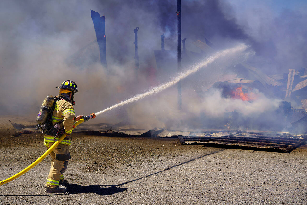 Fire Destroys Farm Building, Equipment On Central Whidbey | South ...