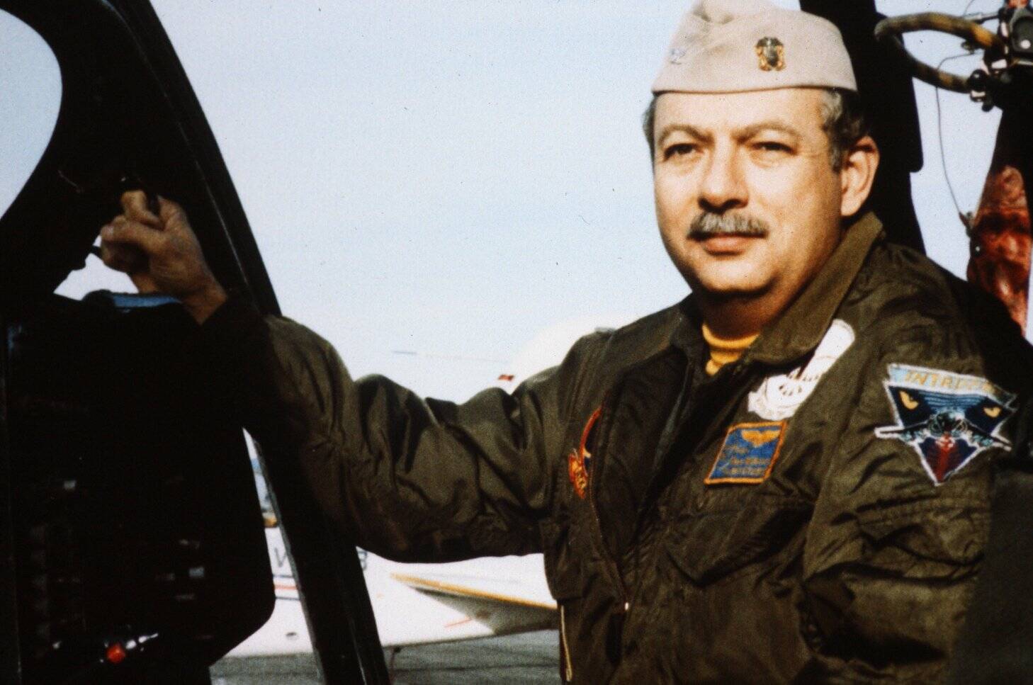 Capt. Dave “Doogie” Williams sits in the cockpit. (Photo provided)