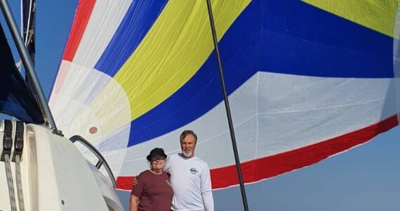 Photo provided
Karen Cox and John Goebel recently returned to Oak Harbor after two years sailing through the Atlantic.