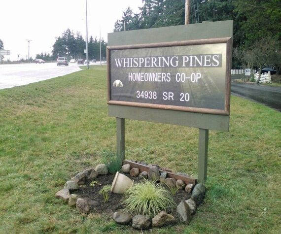 The Whispering Pines Cooperative, a 55-manufactured-home, resident-owned community on North Whidbey, discovered two types of polyfluoroalkyl substance, or PFAS, contamination. (Photo provided)
