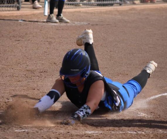 A player for the Island Vipers slides into a base during a recent tournament. The Island Vipers are based on Whidbey and are fielding two teams for the season that starts in September. Photo courtesy of Jodi Strevel.