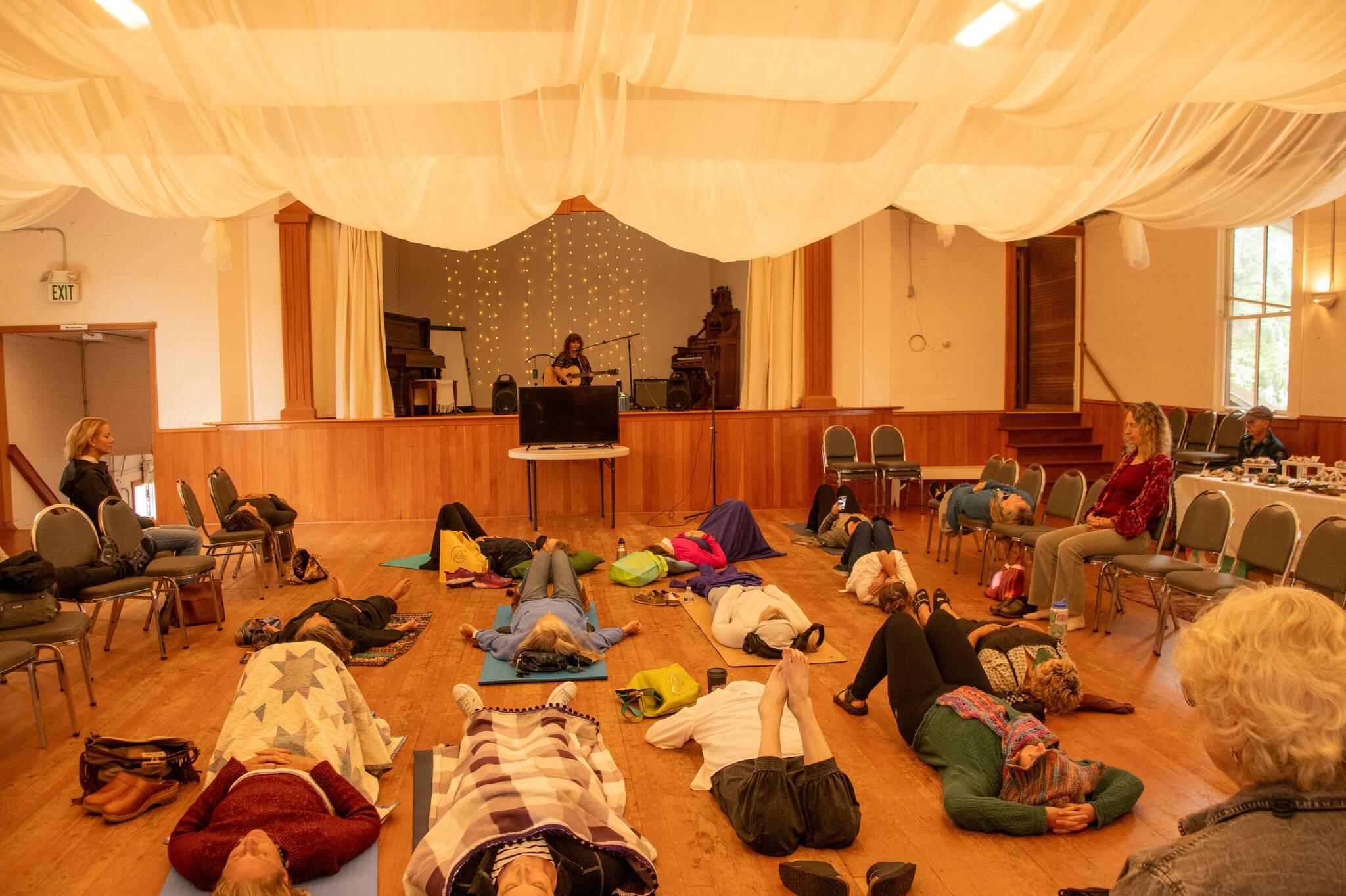 Photo provided
Singer, songwriter and sound healer Julia Francis leads a sound bath at last year’s Healers Festival, which welcomed over 200 pre-registered guests.